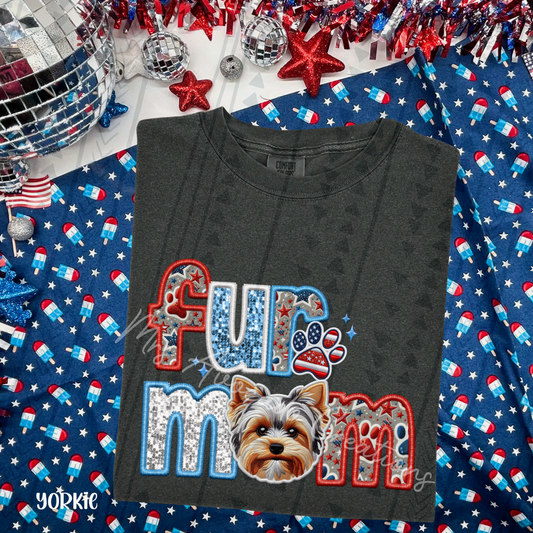 Patriotic Yorkie