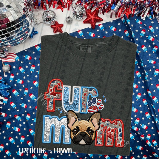 Patriotic Cavapoo Grey/White
