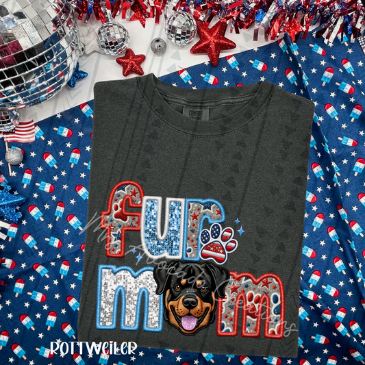 Patriotic Rottweiler