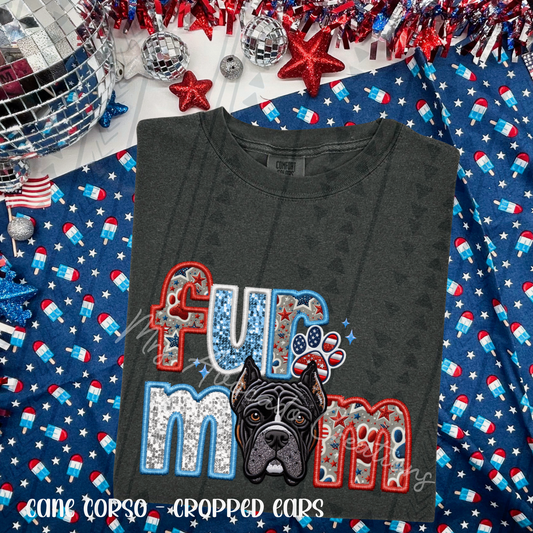Patriotic Cane Corso Cropped Ears