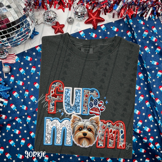 Patriotic Yorkie