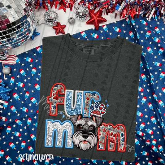 Patriotic Schnauzer