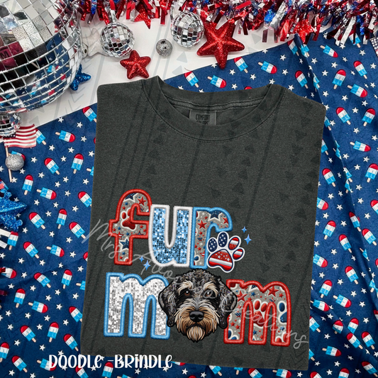 Patriotic Doodle Brindle