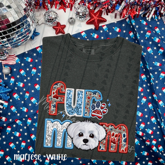 Patriotic White Maltese