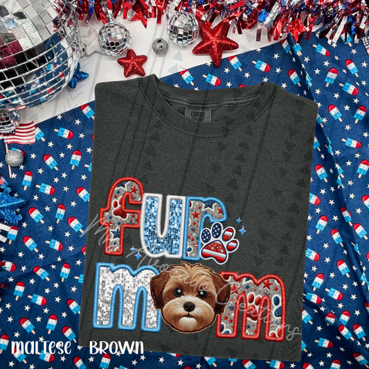 Patriotic Brown Maltese