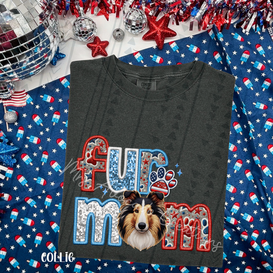 Patriotic Collie