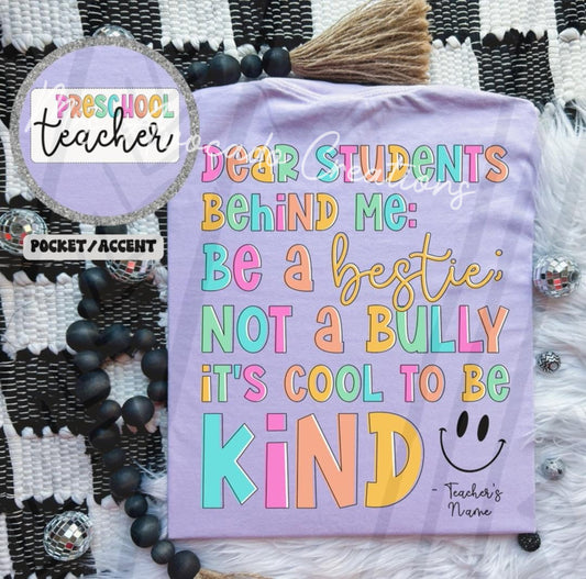 Be Kind Preschool Teacher