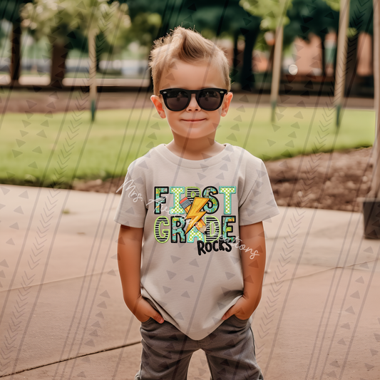 First grade rocks (green)