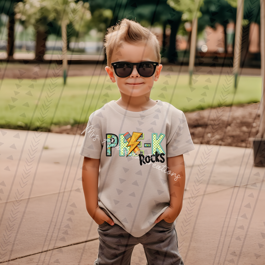 Pre-K rocks (green)