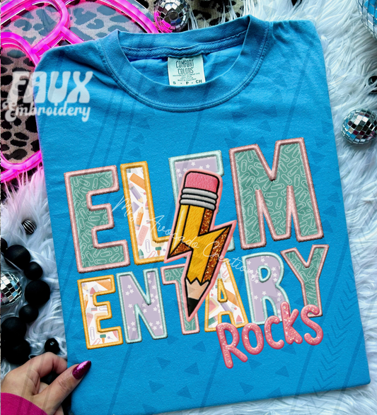 Elementary rocks (pink)