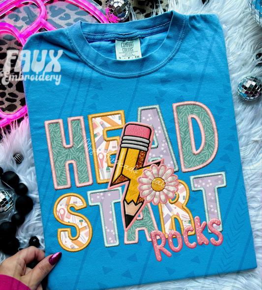 Head Start rocks (pink)