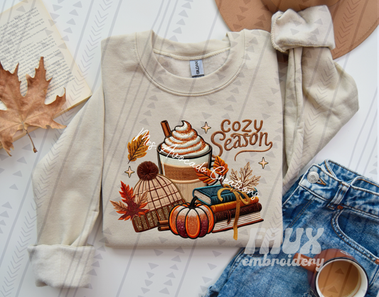 Cozy Season Faux Embroidery