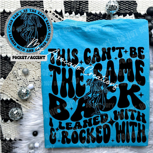 This can't be the same back