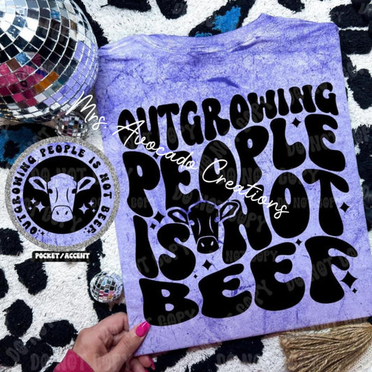 Outgrowing people is not beef