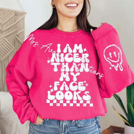 I am nicer than my face looks