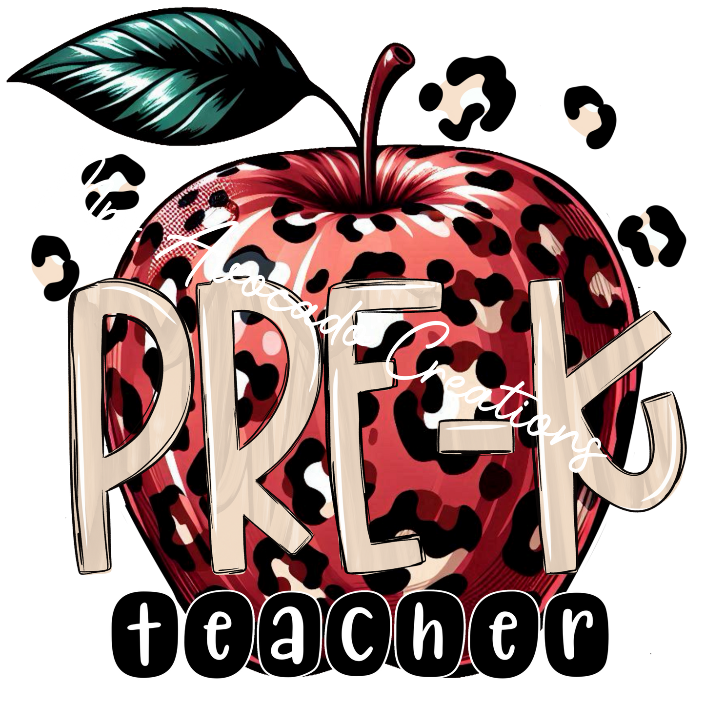 Leopard apple pre-k teacher