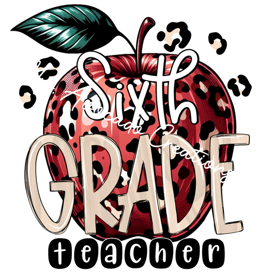 Leopard apple sixth grade teacher