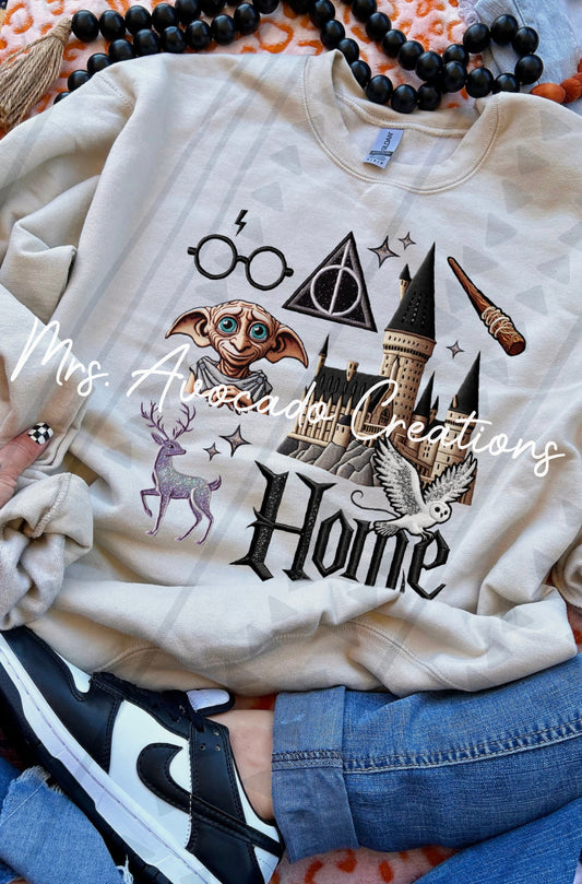 HP Home faux embroidery