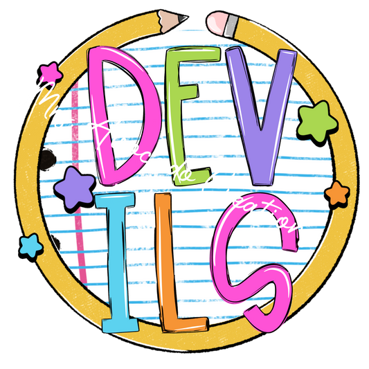 Notebook circle Devils