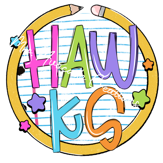 Notebook circle Hawks