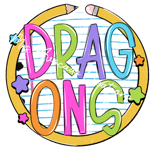 Notebook circle Dragons