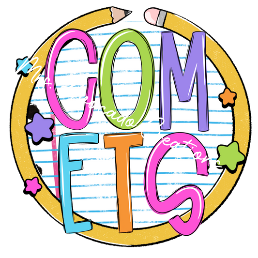 Notebook circle Comets