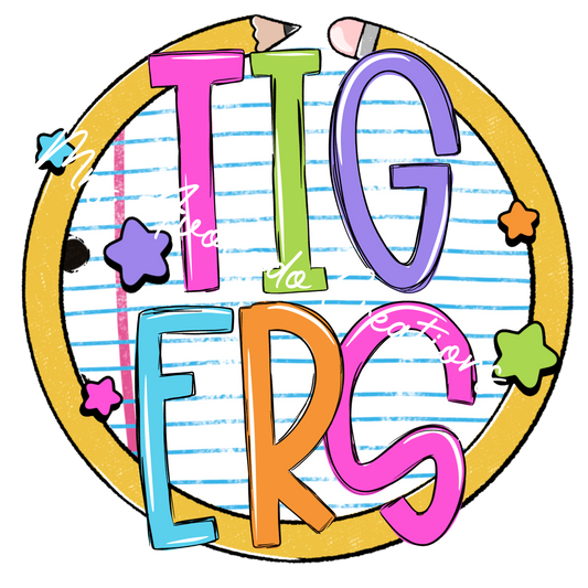 Notebook circle Tigers