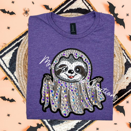 Faux bling Ghost Sloth