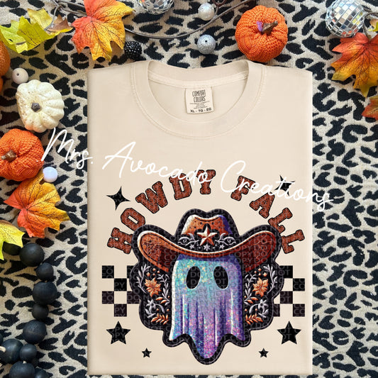 Howdy fall cowboy ghost