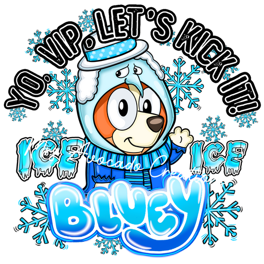 Ice Ice Blue Dog