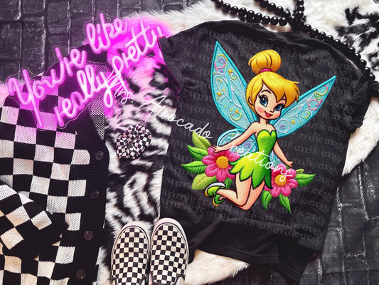Faux embroidery T ink