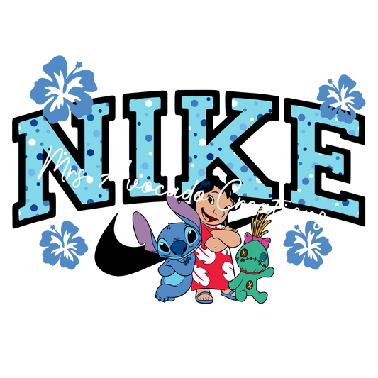 Swoosh Blue Alien