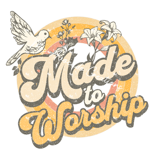 Made to worship bird/flowers
