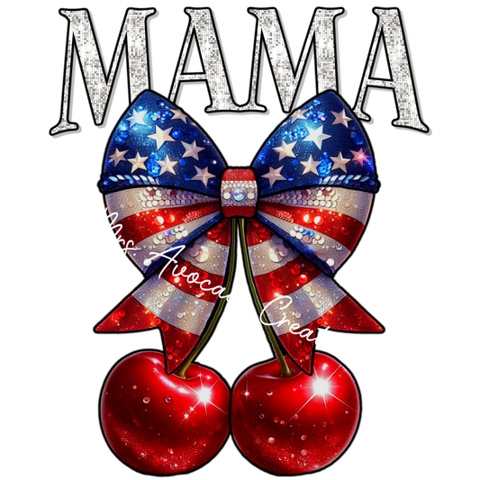 Mama bow cherry