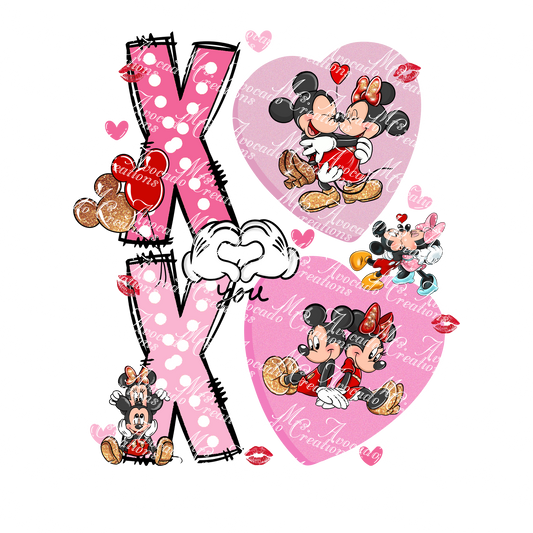 M*ckey & M*nnie Vday Girl