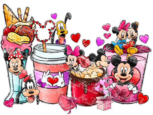 M*ckey coffee Valentine