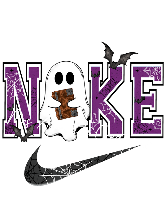 Swoosh Ghost with book