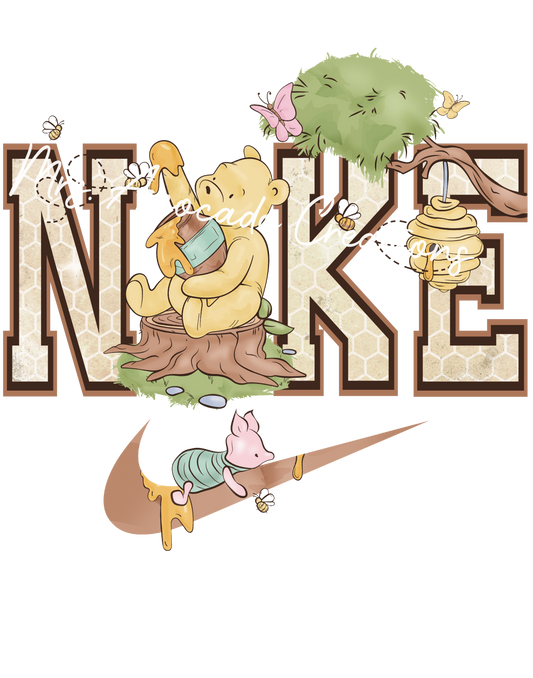 Swoosh honey bear
