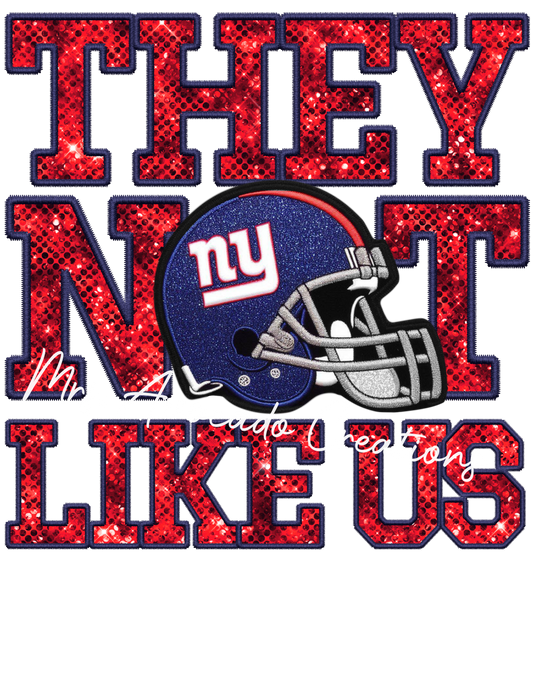 They not like us New York G