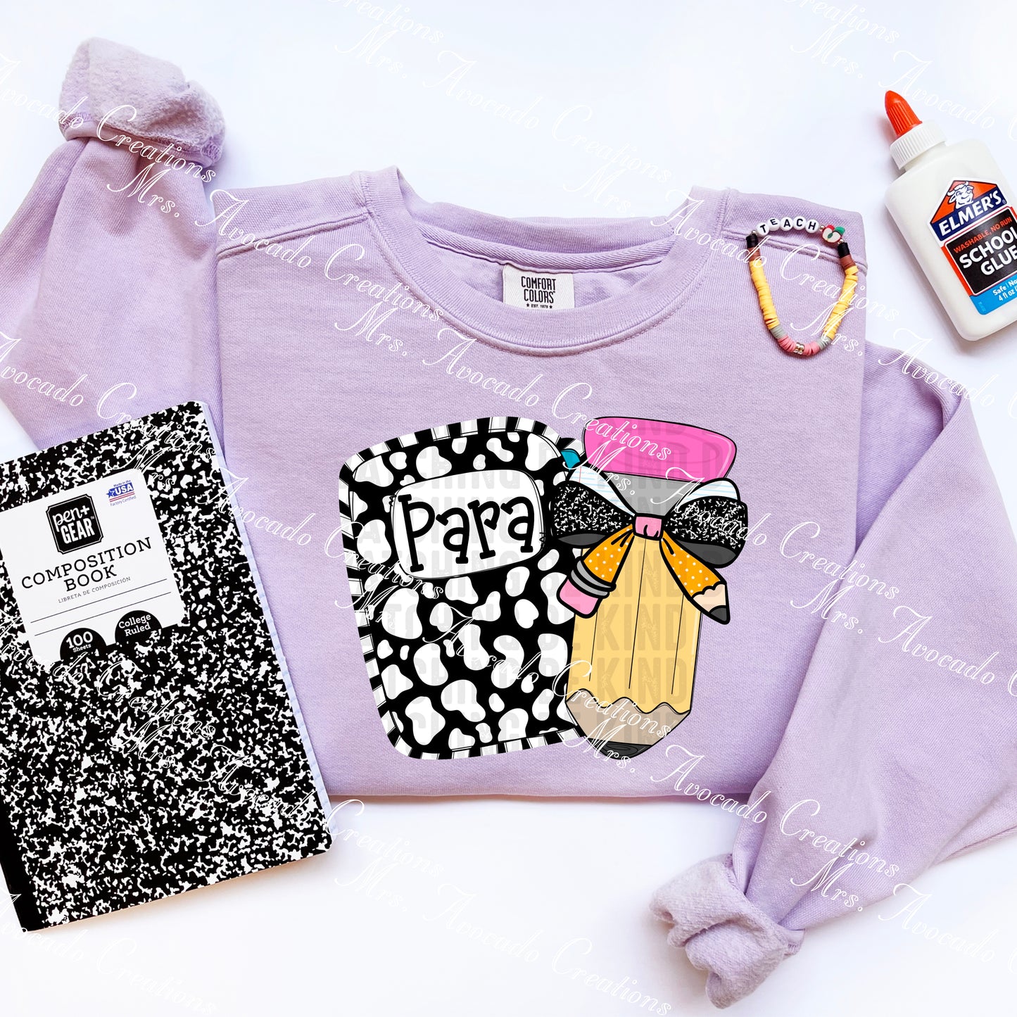 Para leopard pencil bow