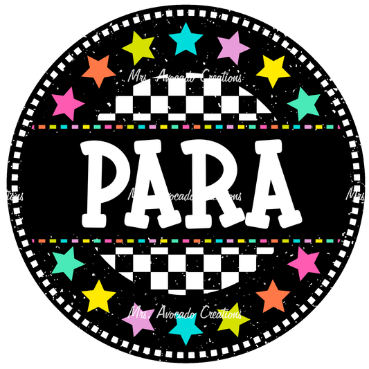 Para circle stars