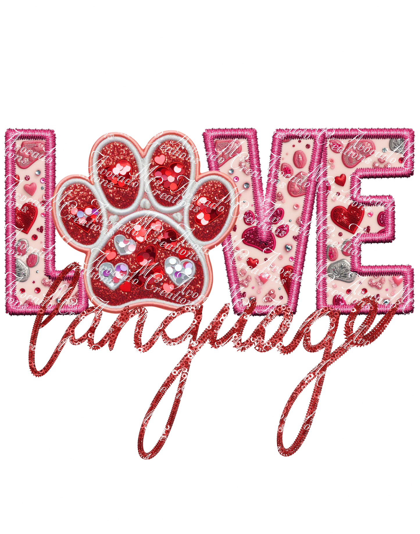 Love Language Paw Print