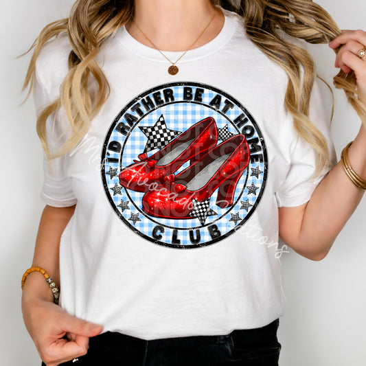 Stay at home club ruby slippers