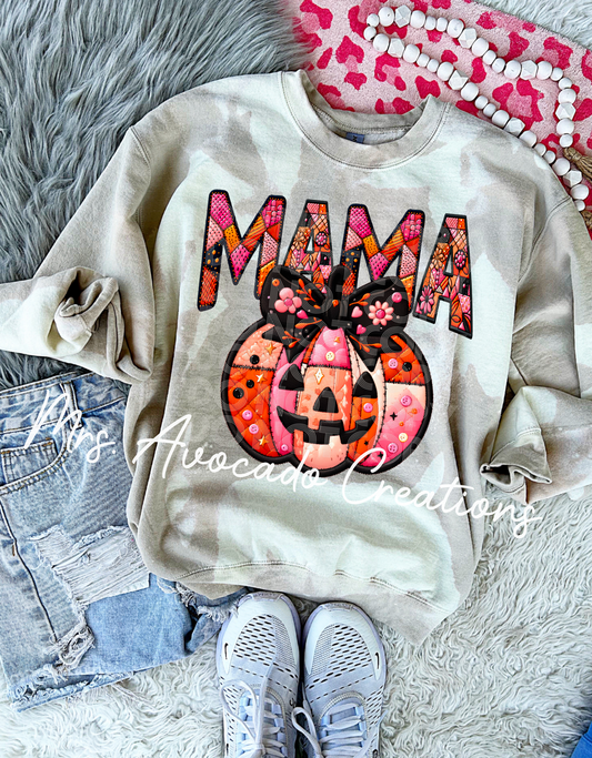 Patchwork Pumpkin Mama