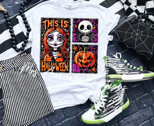 Faux embroidery This is Halloween