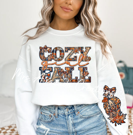 Cozy girl fall