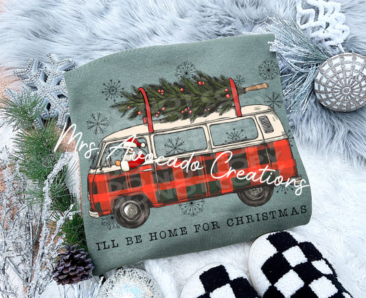 I'll be home for Christmas Santa van
