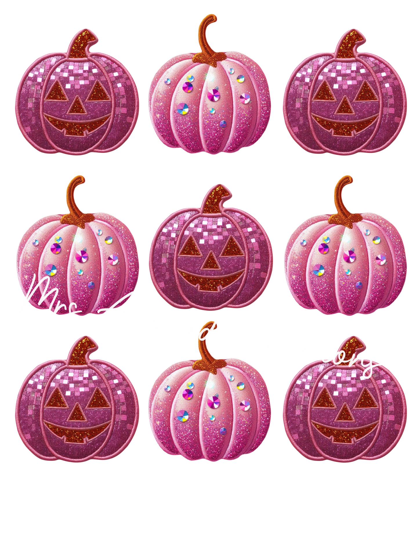 Pink pumpkins