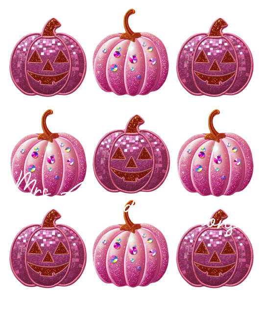 Pink pumpkins