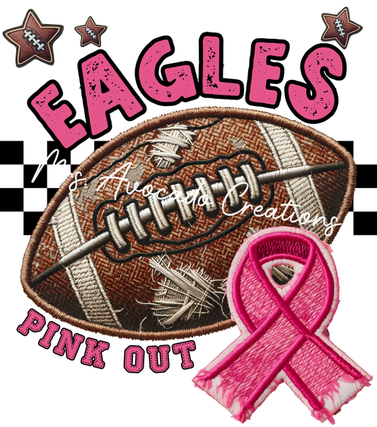 Pink Out Football Eagles